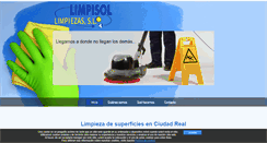 Desktop Screenshot of limpiezaslimpisol.com